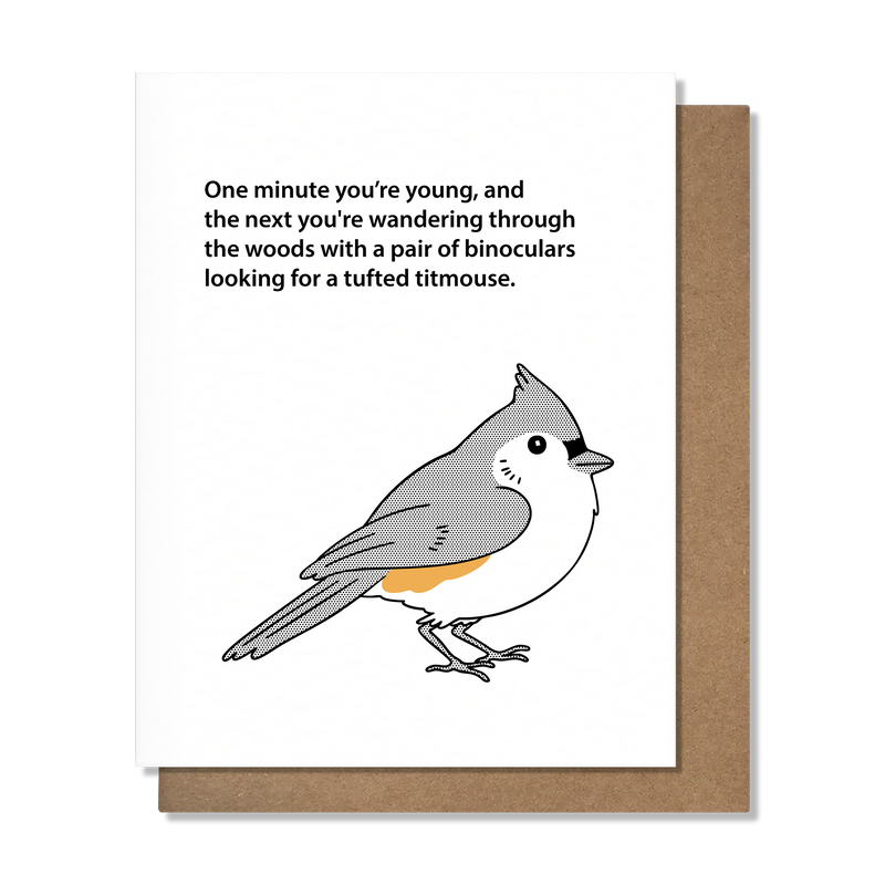 Birdwatching Birthday Card