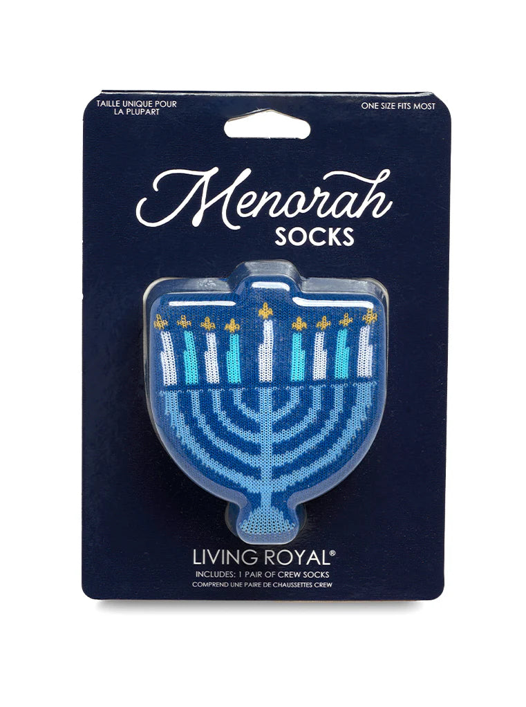 Menorah Crew Socks
