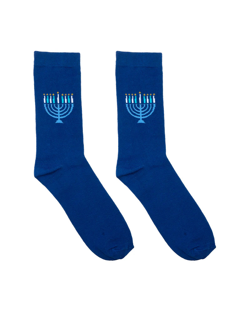 Menorah Crew Socks