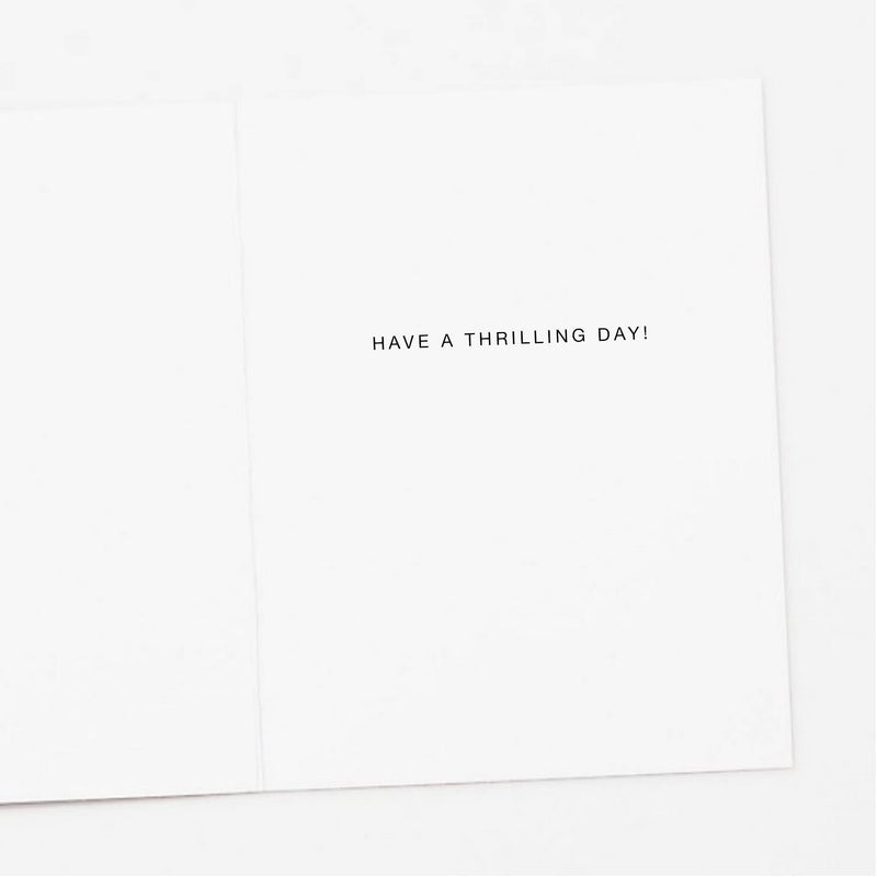 Roller Coaster Birthday Card
