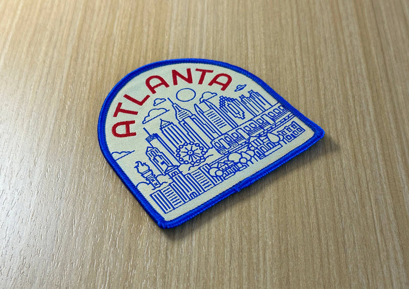 Atlanta City Skyline Patch
