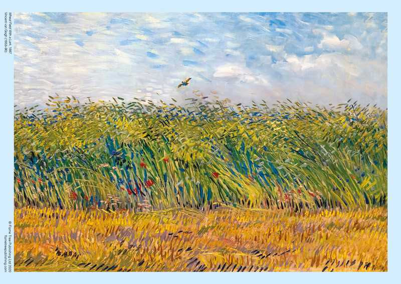 Vincent van Gogh Wheat Field with a Lark 1000 Piece Puzzle