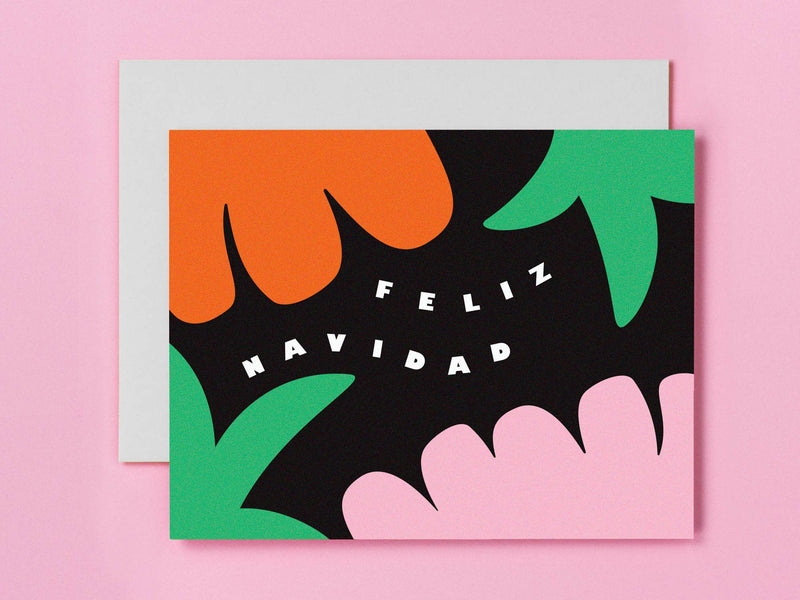 Feliz Navidad Tropical Christmas Card