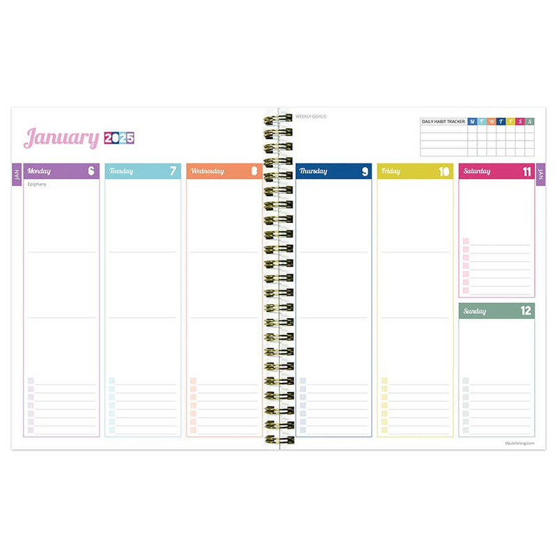 2025 Happy Hibiscus Planner - Medium