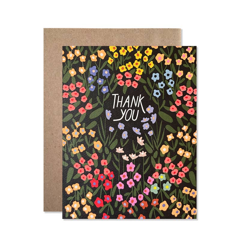 Moonlit Garden Thank You Card