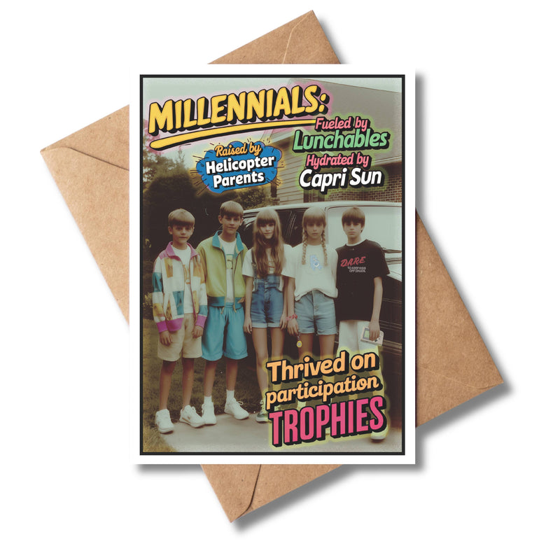 Millennials Greeting Card