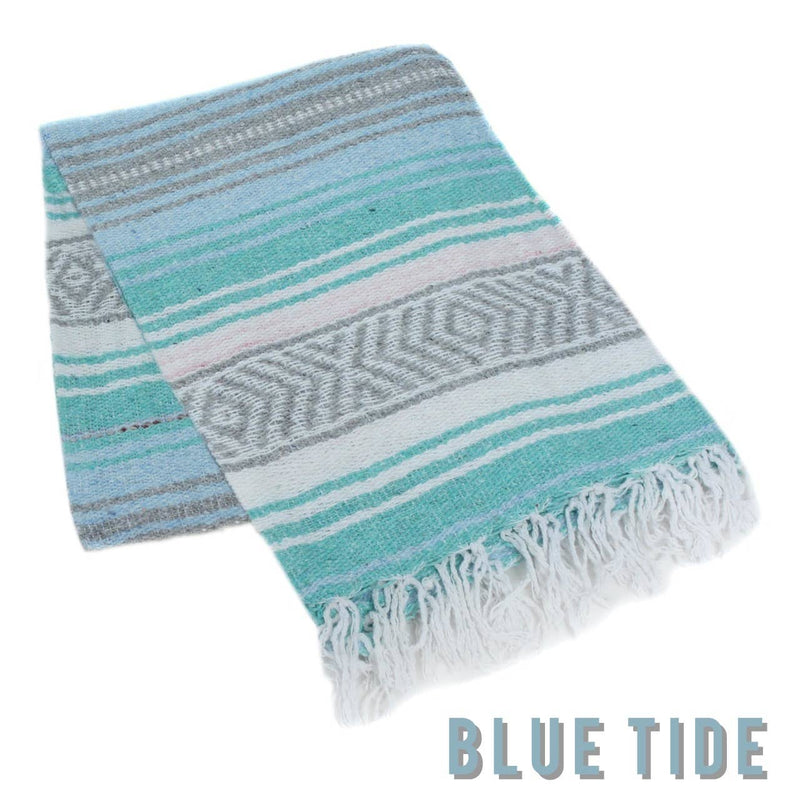 Blue Tides Throw Blanket