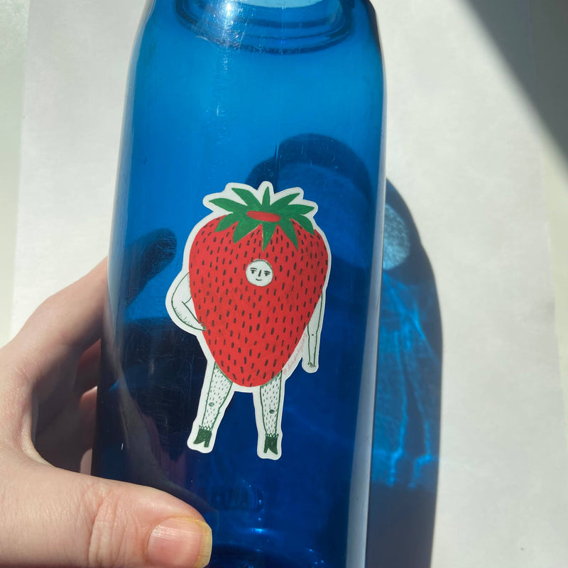 Mr. Strawberry Sticker