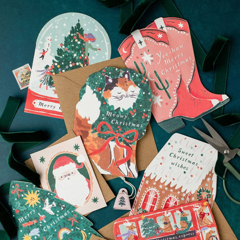 Snow Globe Christmas Card