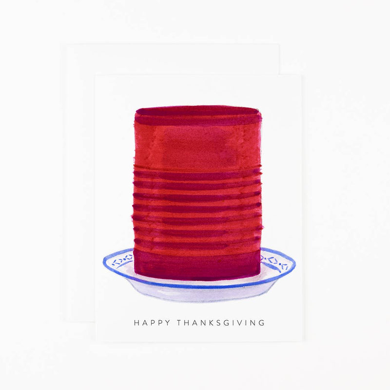 Canned Cranberry Thanksgiving Card