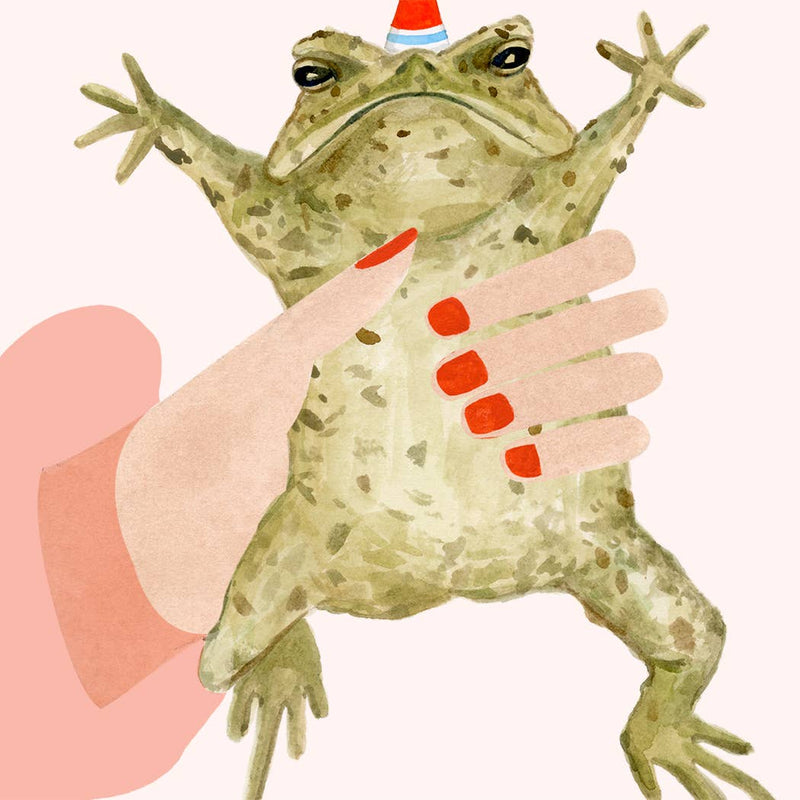 Toadally Awesome Birthday Frog Card
