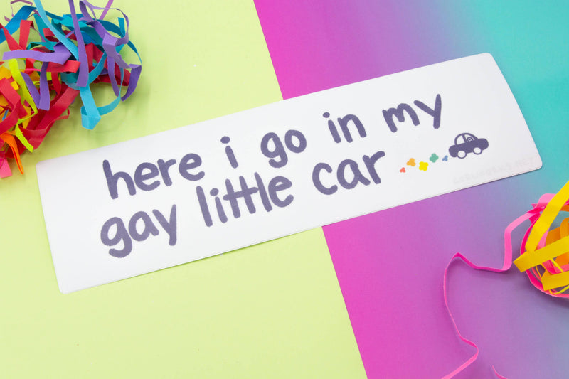 Gay Little Car Bumper Sticker