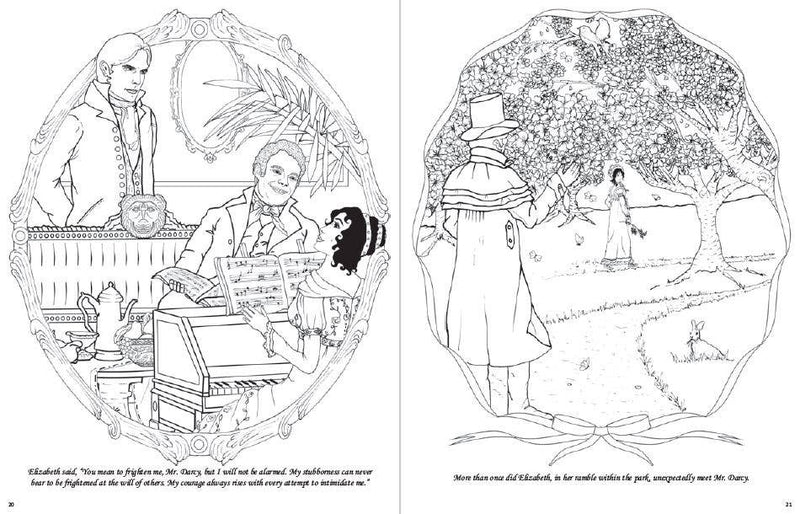 The Pride And Prejudice Coloring Book