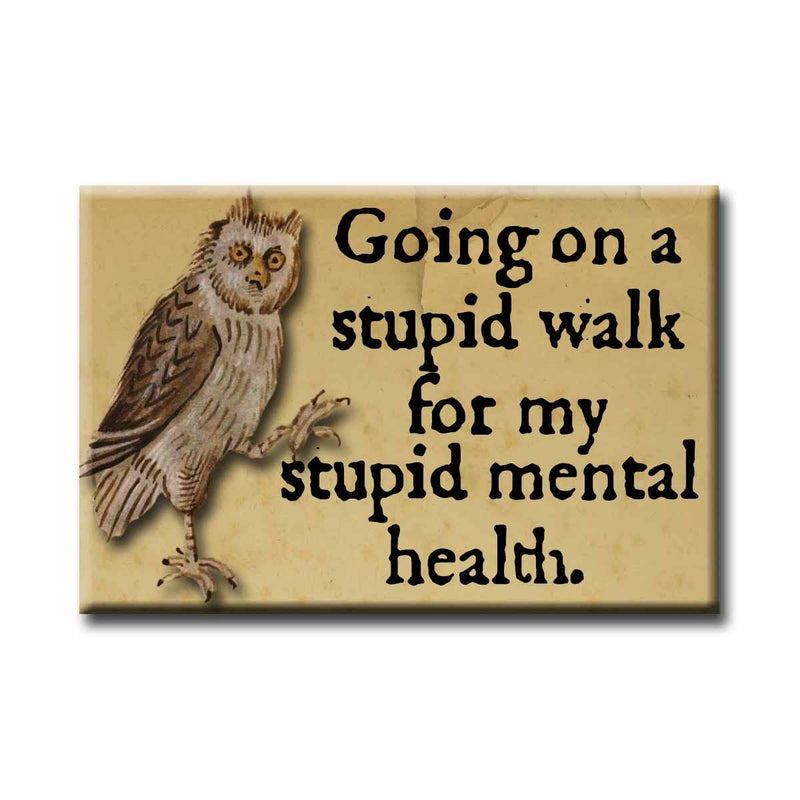 Mental Health Walk Medieval Marginalia Magnet