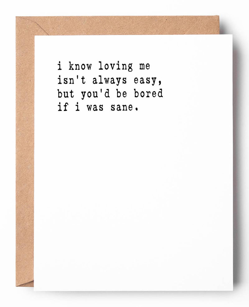 Loving Me Card