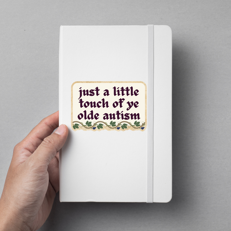 Ye Olde Autism Medieval Sticker