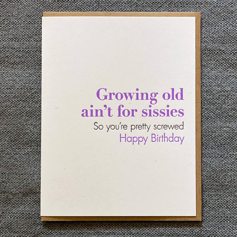 Sissy Birthday Card