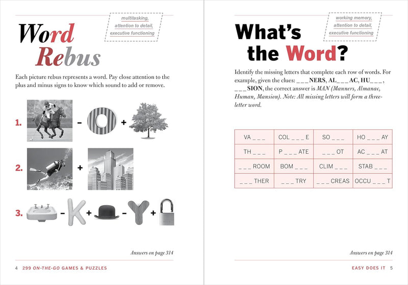 299 On-the-Go Games & Puzzles to Keep Your Brain Young