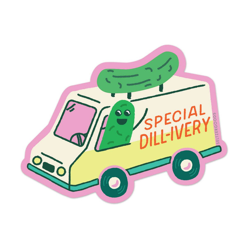 Pickle Dillivery Sticker