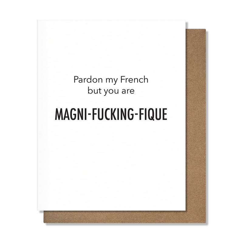 Magnifique Pardon My French Card