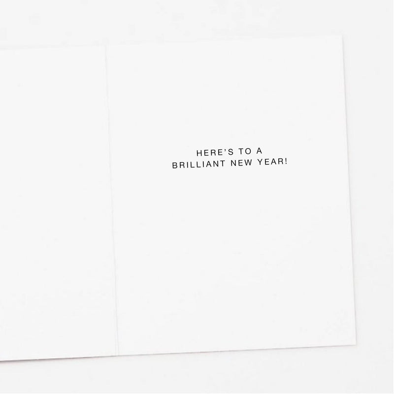 Hooray Sparkler New Year Holiday Card