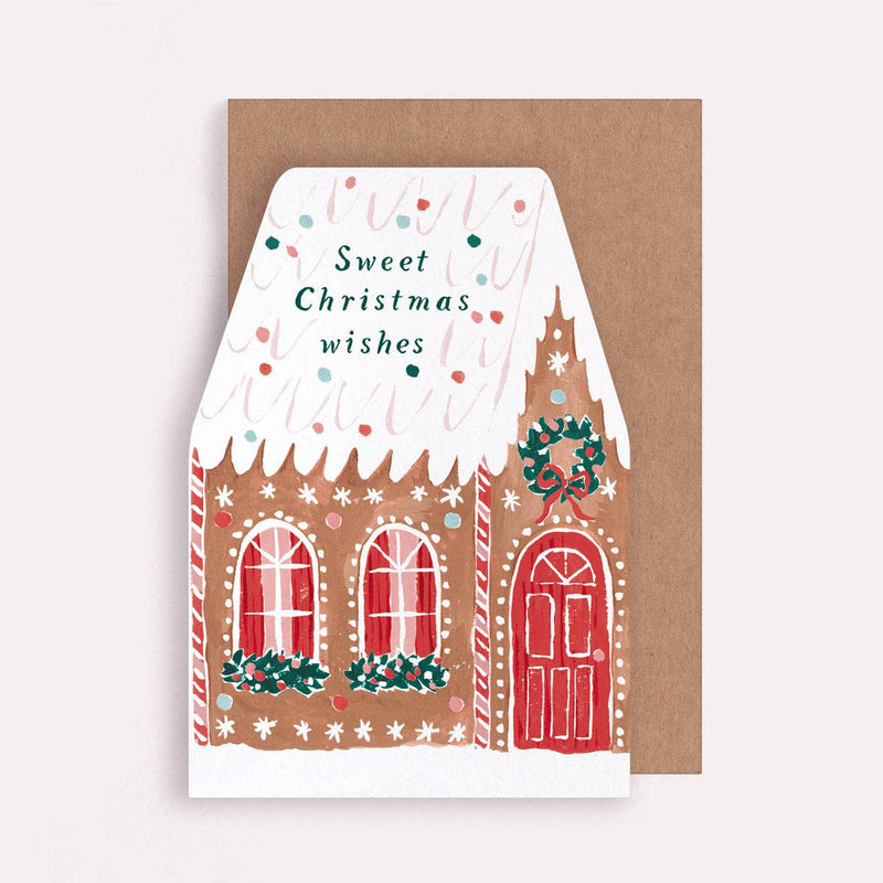 Gingerbread House Christmas Card