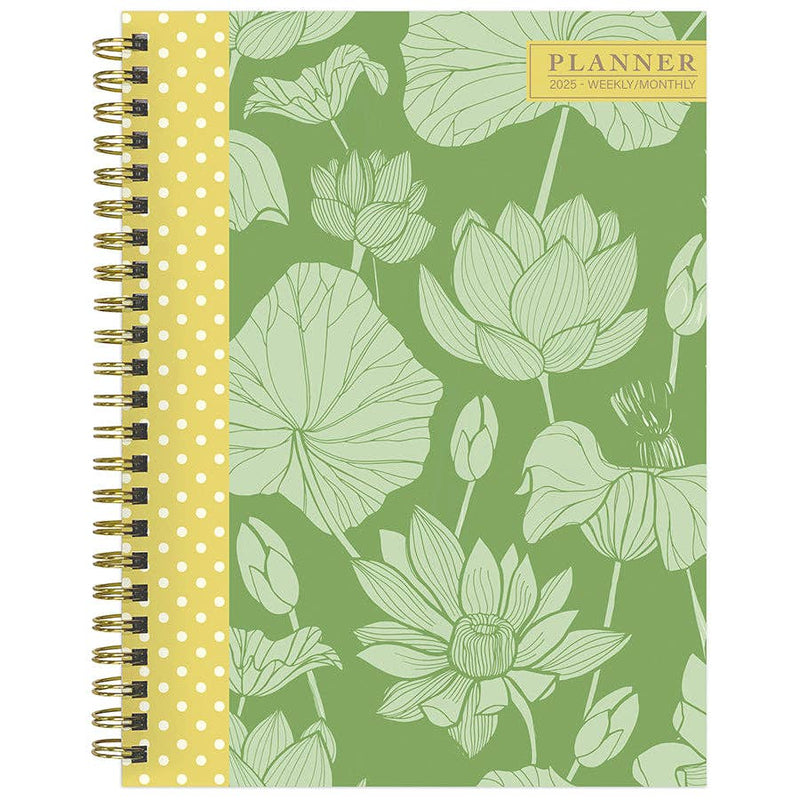 2025 Green Lotus Planner - Medium