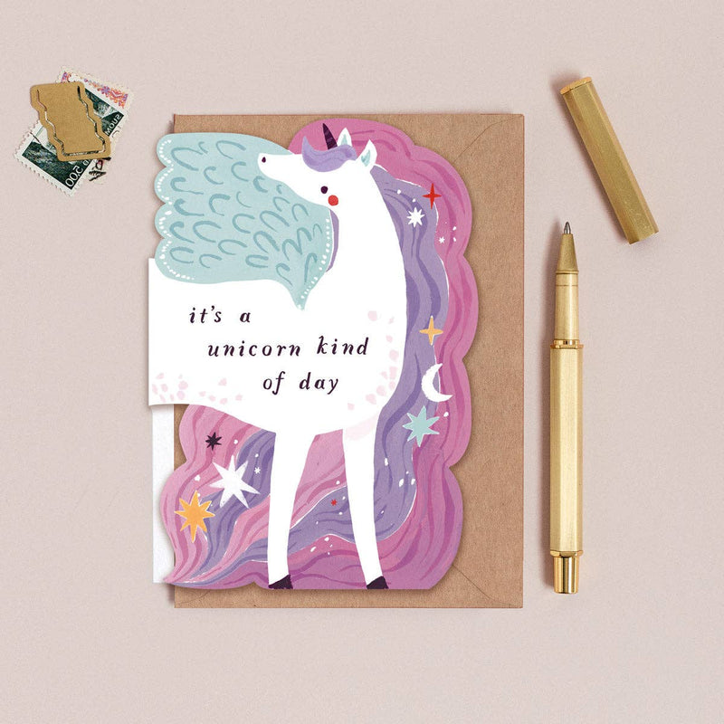 Unicorn Kind of Day Birthday Card