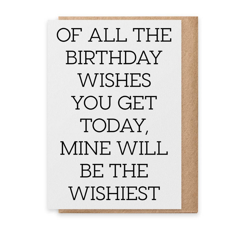 Wishiest Birthday Card