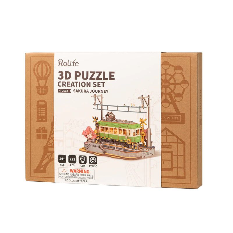 Sakura Journey Japanese Tram DIY Miniature Kit