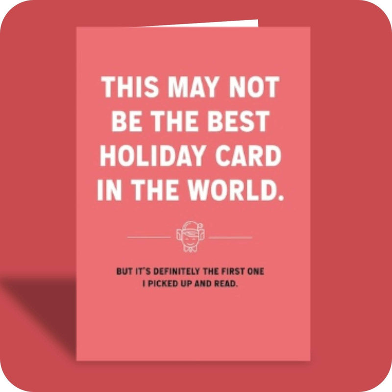 May Not Be The Best Holiday Card