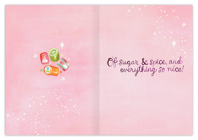 Ribbon Candy Holiday Card