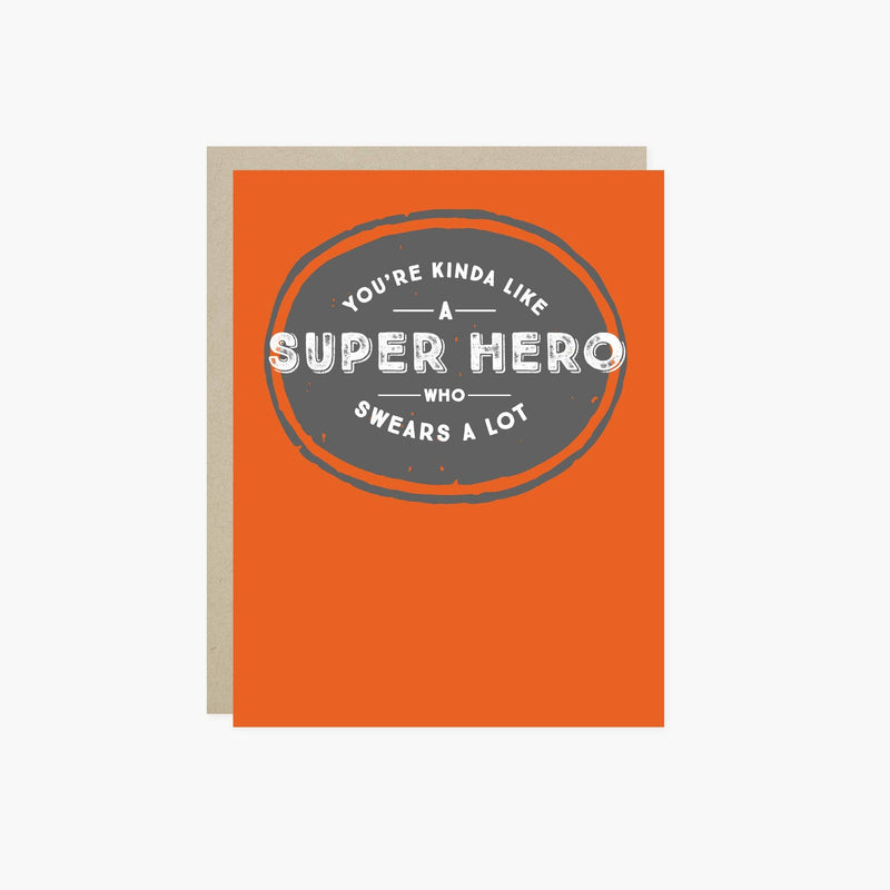 Super Hero Dad Card