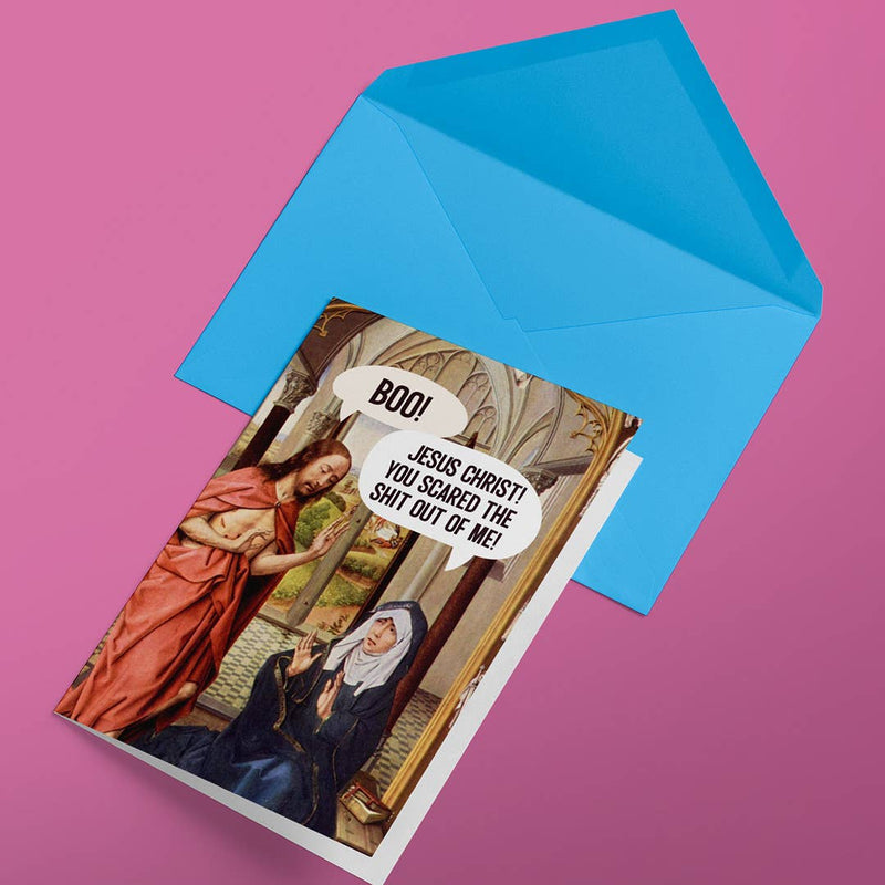 Jesus (S)cares Easter Card
