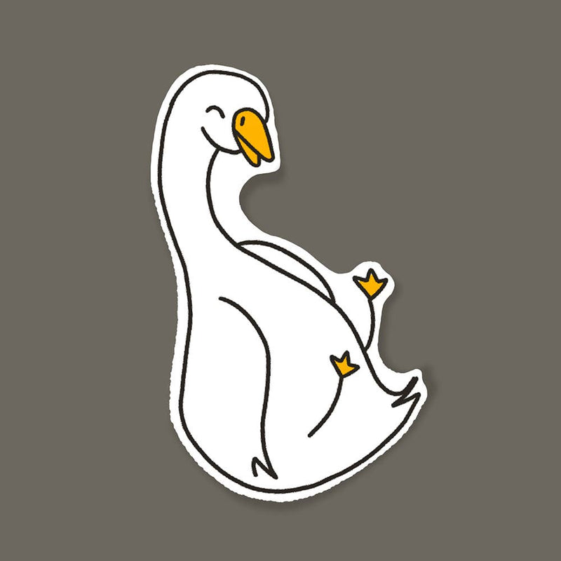 Goose Sliding Sticker