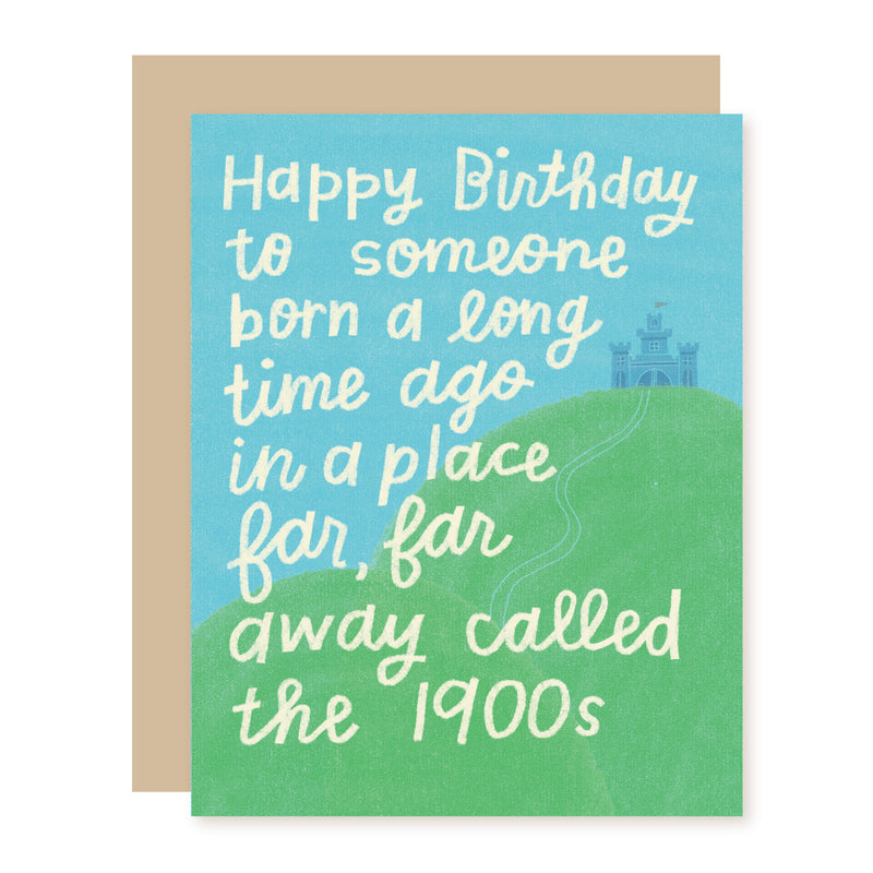 The 1900s Birthday Card