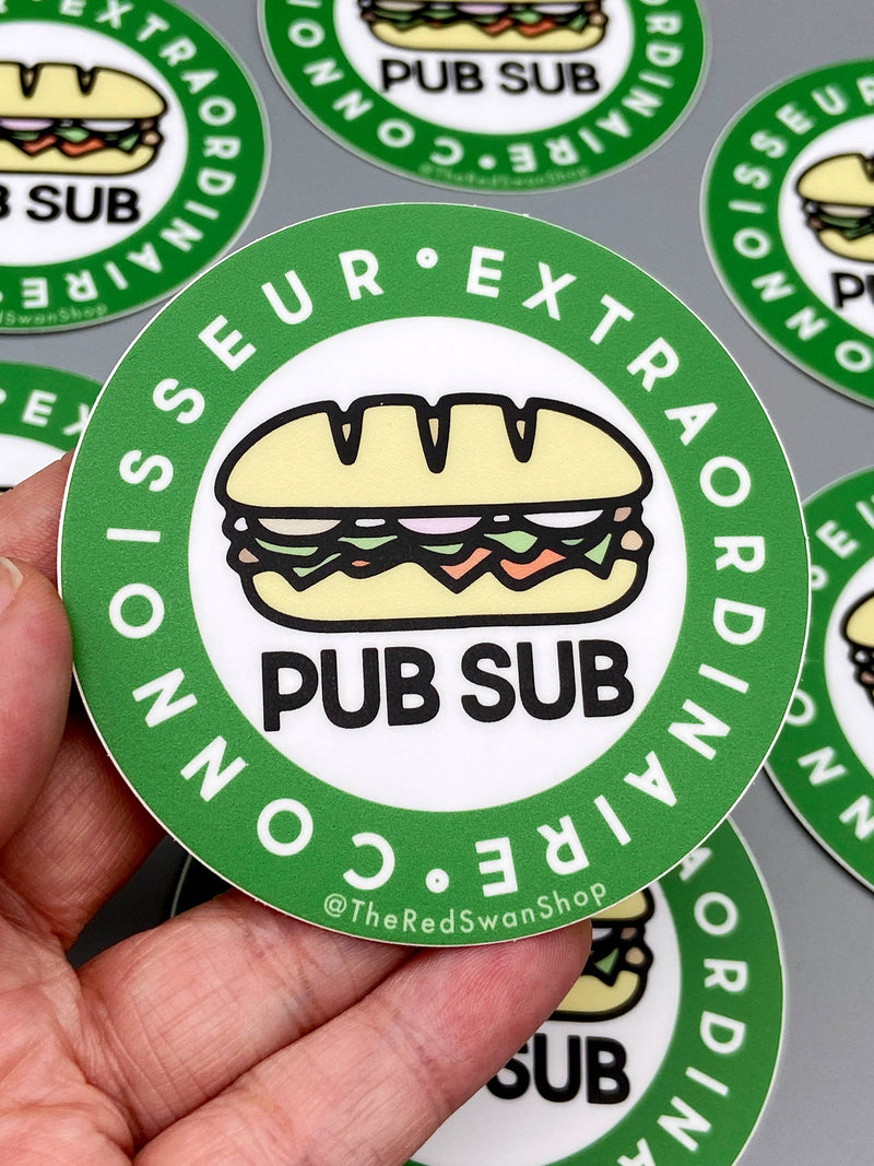 Pub Sub Connoisseur Extraordinaire Sticker