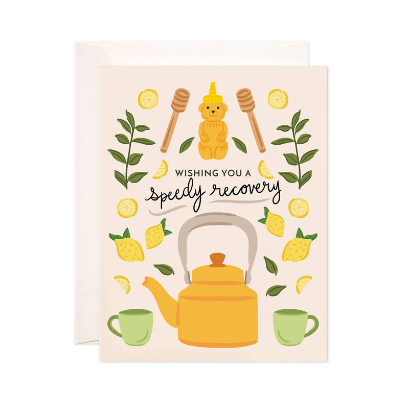 Lemon Tea Speedy Recovery Card
