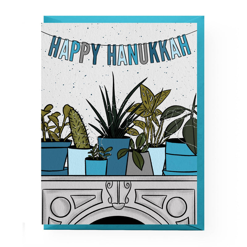 House Plant Hanukkah Card