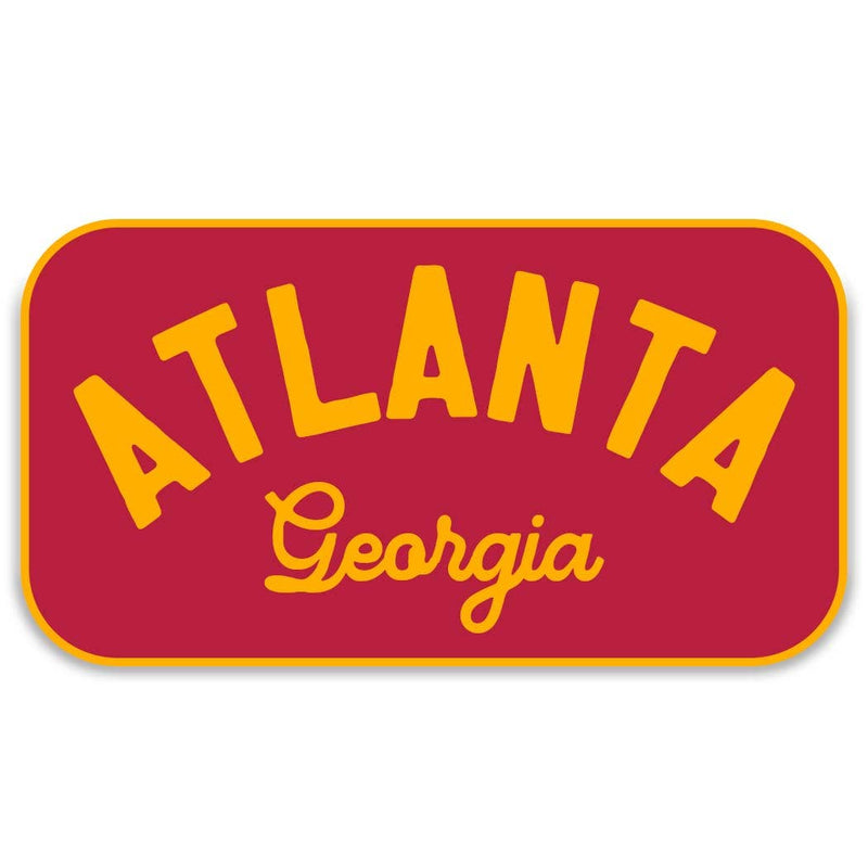 Atlanta Georgia Retro City Sign Sticker – Odd Bird Gifts