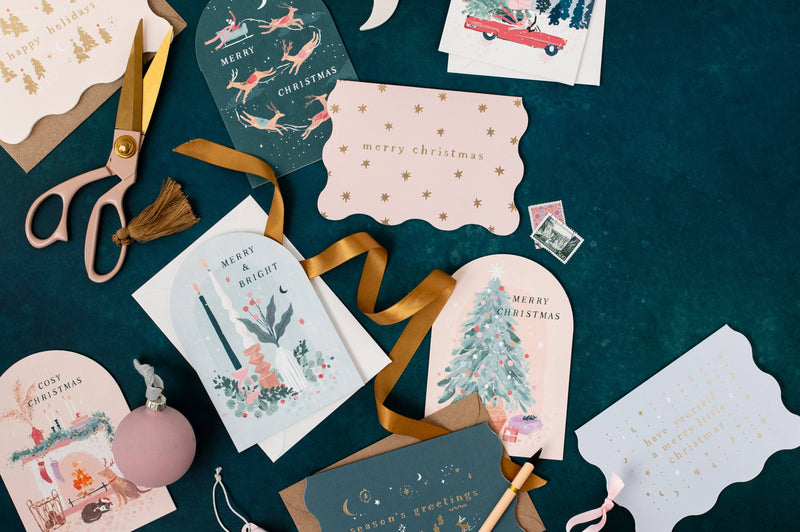 Cosy Fireplace Christmas Card