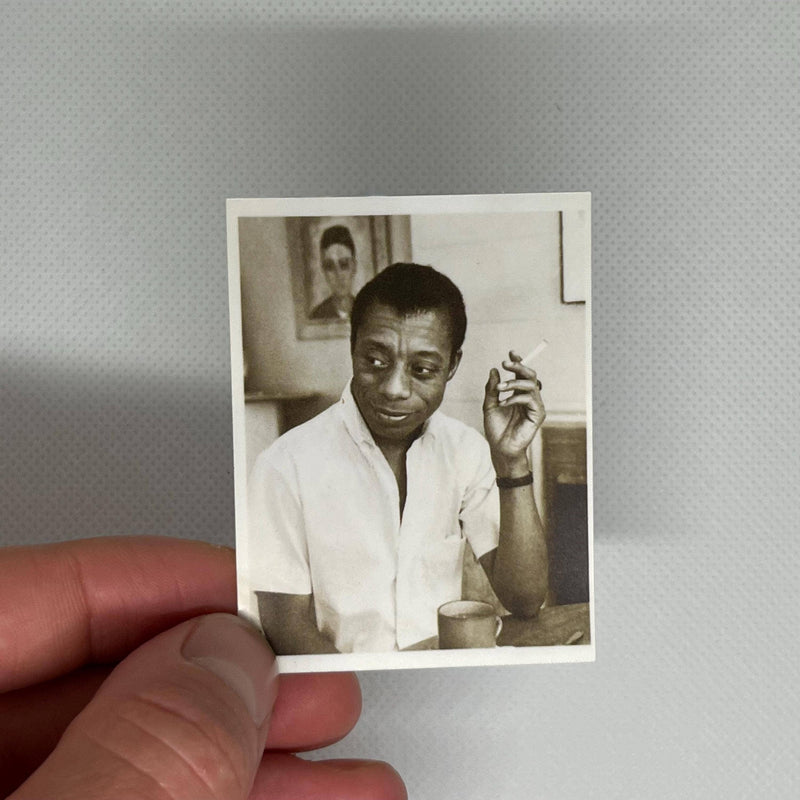 James Baldwin Sepia Portrait Matte Sticker