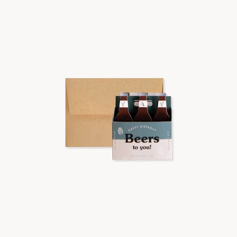 Beers to You Pop-Up Card