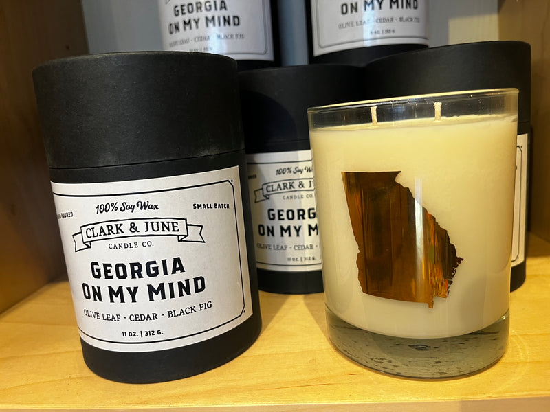Georgia on My Mind 11oz Candle - Olive Leaf, Cedar, & Black Fig