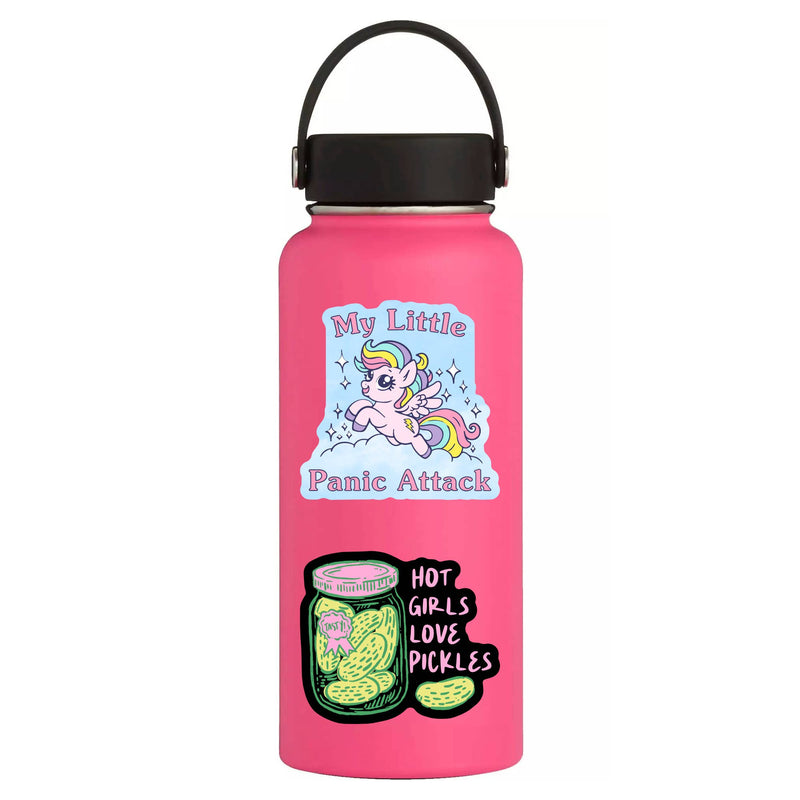 Hot Girls Love Pickles Sticker