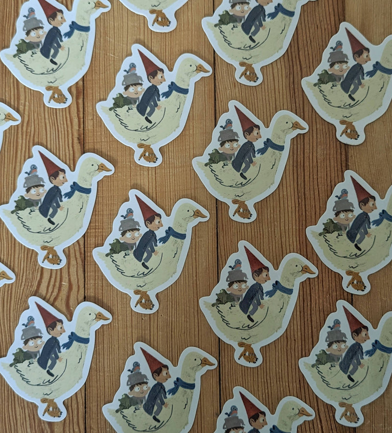 Over the Garden Wall Goose Sticker