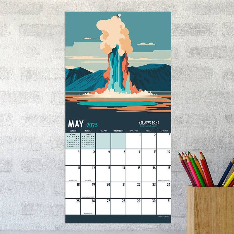 2025 National Parks Mini Wall Calendar