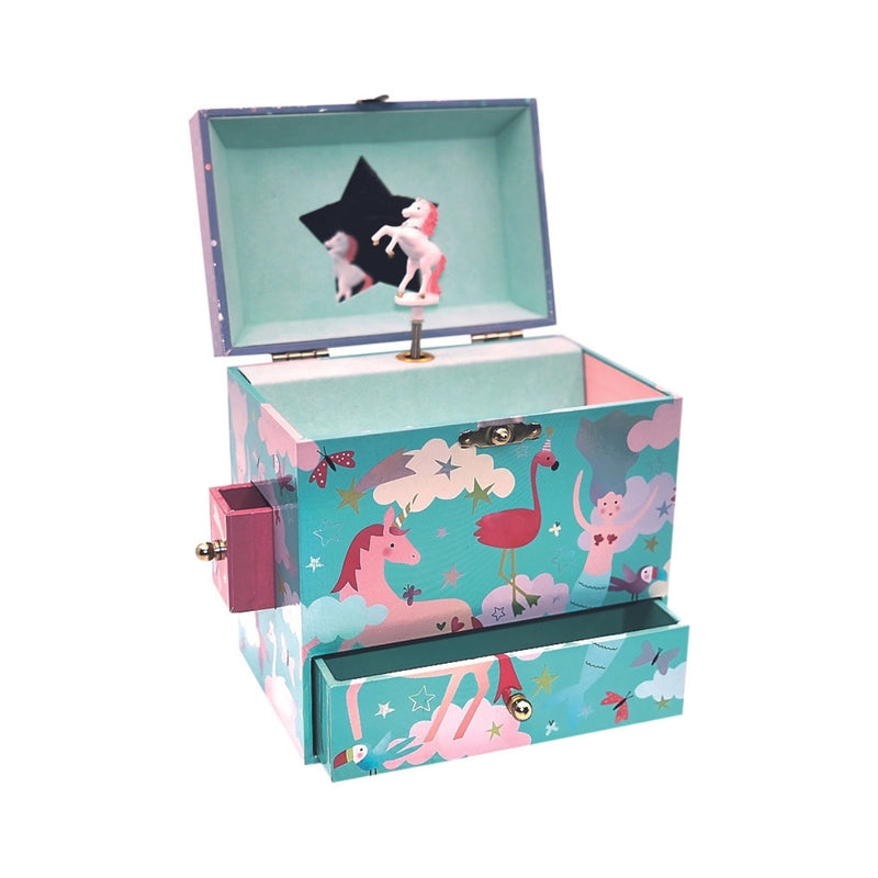 Fantasy 3-Drawer Musical Jewelry Box
