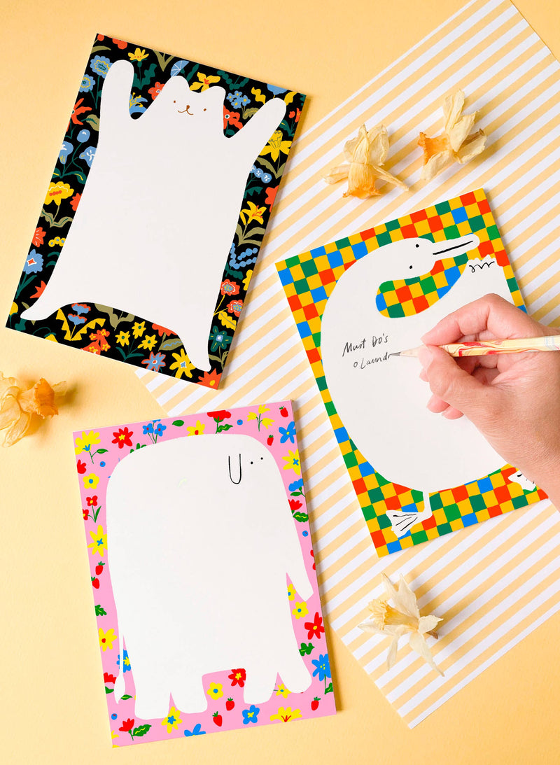 Duck Quilt Notepad