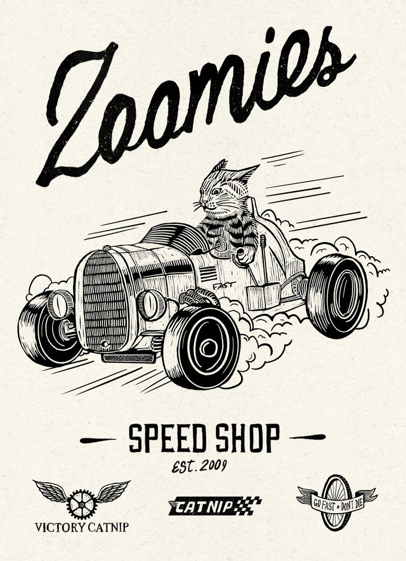 Zoomies Speed Shop Print